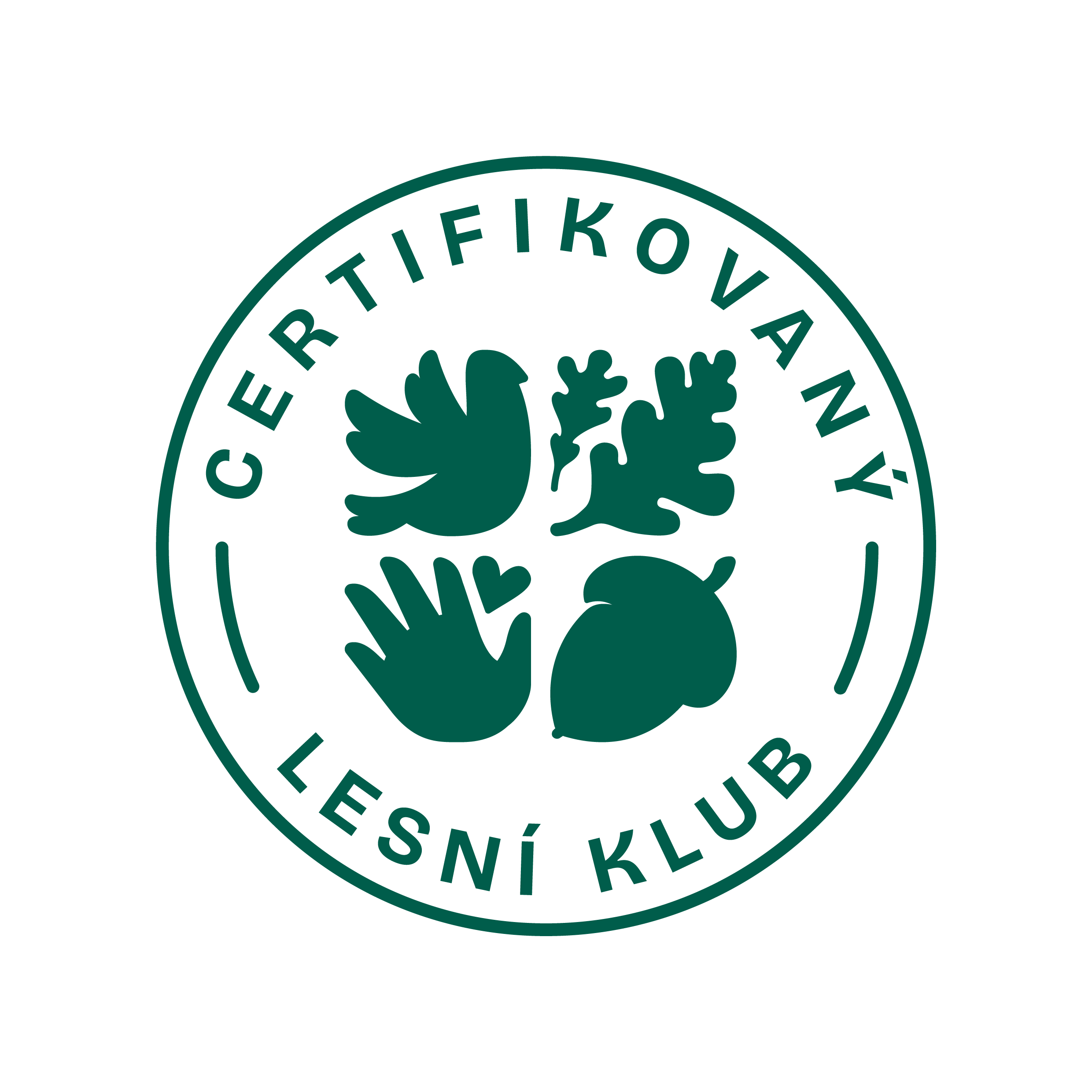 Razítko certifikovaného lesního klubu